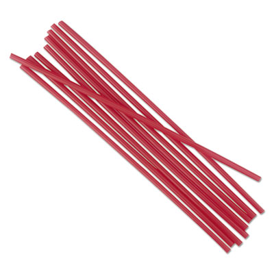 Stir-Straws - Plastic - Red